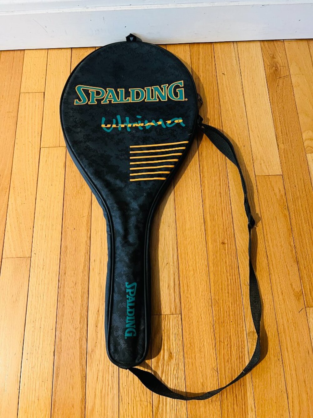 Vintage RARE New Dead Stock Spalding Tennis Racket and Case Bag - Picture 3 of 16